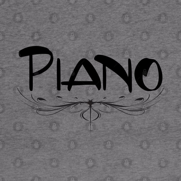 Piano Accent by Barthol Graphics